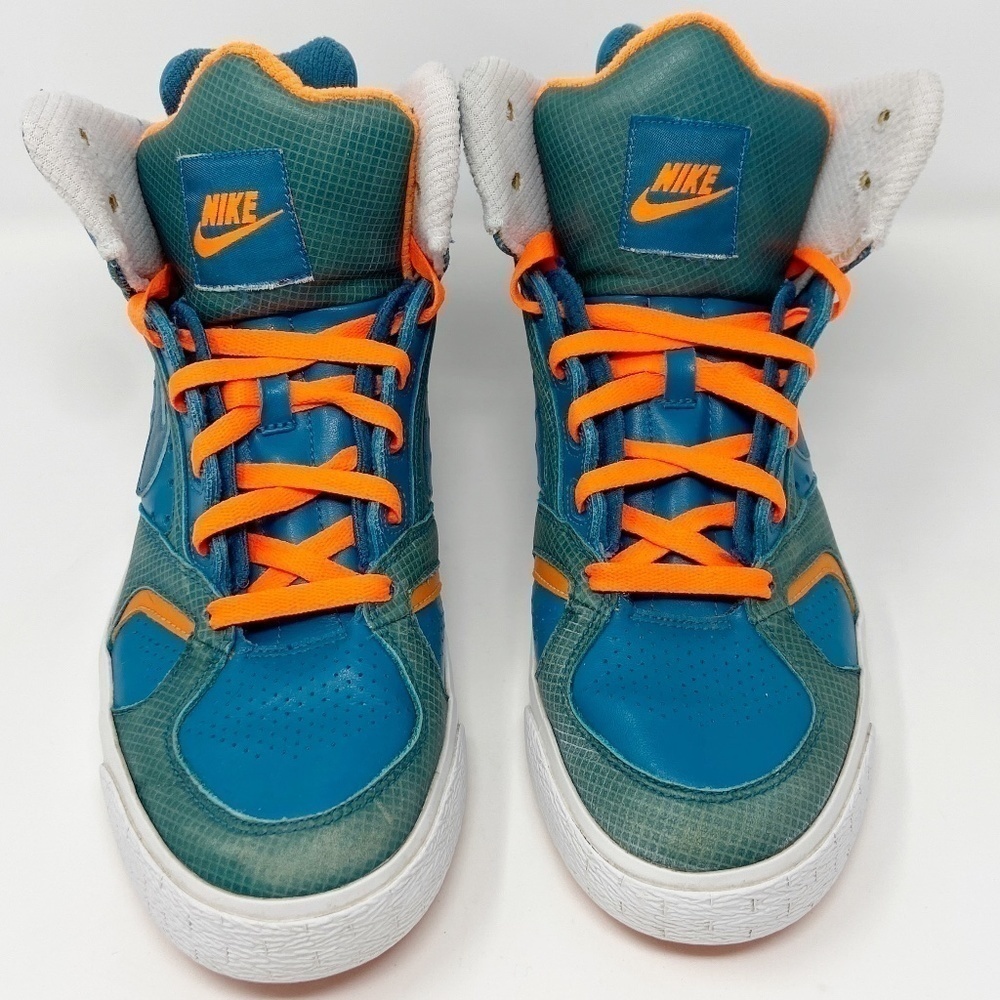 NIKE | Auto Flight High Top Sneaker Teal Blue 10.5 - Picture 6 of 10
